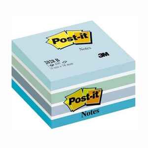 3M - 3M 2028-B MAVİ TONLARI POST-IT 76x76mm 450YP.