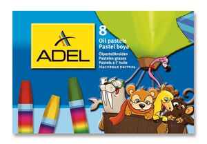 ADEL - ADEL 8 RENK PASTEL BOYA 817002