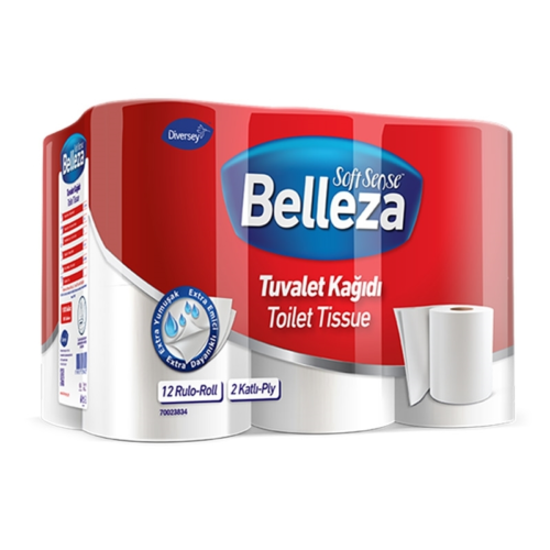 Belleza - Belleza 2 Katlı Tuvalet Kağıdı 150 Yaprak 48 li