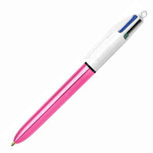 BIC - BİC 4 COLOURS SHINE PEMBE GÖVDE TÜK.KALEM 982875