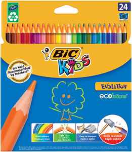 BIC - BİC EVOLUTION KURU BOYA 24 LÜ