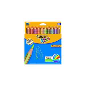 BIC - BİC TROPICOLORS 24 RENK KURUBOYA 9375183