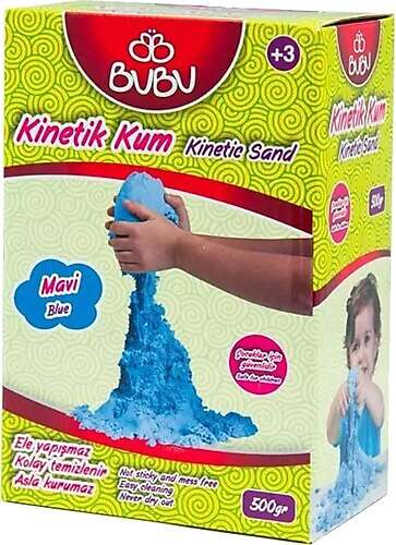 BU-BU MAVİ KİNETİK KUM 500 Gr. KU0002