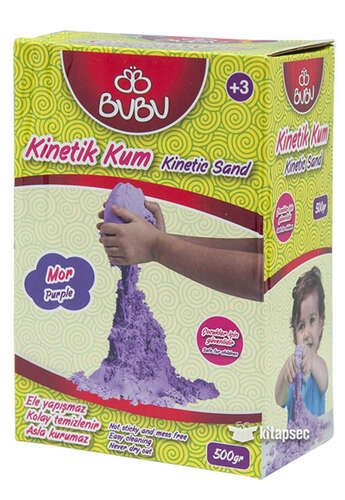 BU-BU MOR KİNETİK KUM 500 Gr. KU0004