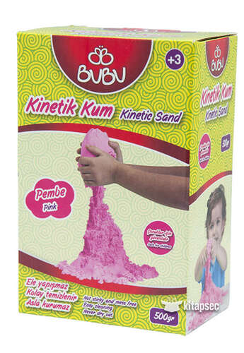 BU-BU PEMBE KİNETİK KUM 500 Gr. KU0005