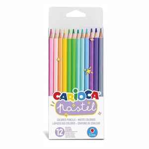 CARIOCA - CARIOCA 12 RENK KURU BOYA PASTEL RENK 43034