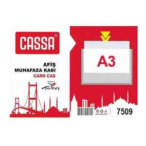 CASSA - CASSA 7509 A3 AFİŞ MUHAFAZA KABI