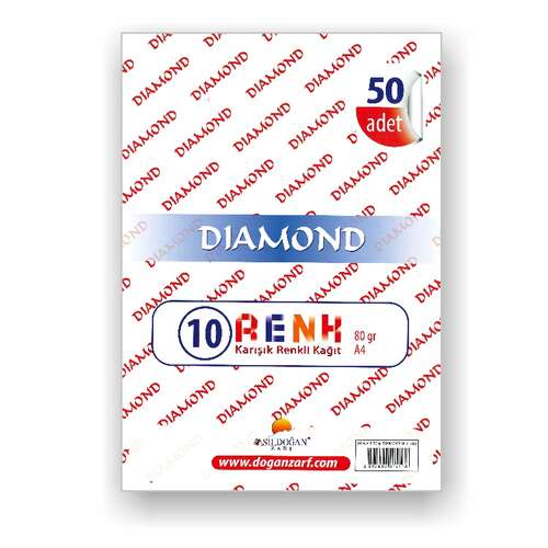 DIAMOND A4 50 Lİ RENKLİ KAĞIT 80 GR.M-50303