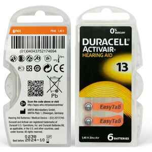 Duracell - Duracell Activair 13 6'lı Kulaklık Pili