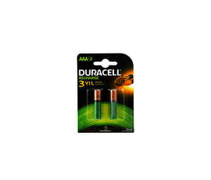 DURACELL - DURACELL ŞARJLI İNCE PİL 750mAh AAA 2 Lİ SE3A2750