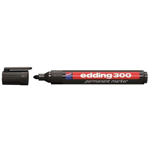 Edding 300 Siyah Permanent Marker Kalem