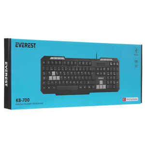 EVEREST KB-700 USB MULTİMEDYA Q KLAVYE - Thumbnail