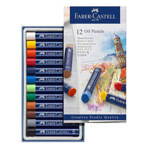 FABER CASTELL - FABER CREATIVE STUDIO 12 RENK YAĞLI PASTEL BOYA 127012