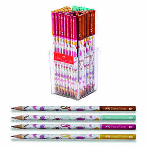 FABER CASTELL - FABER FOLYOLU KURŞUN KALEM STANDI 6 GROSA 52440000630