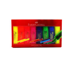 FABER CASTELL - FABER FOSFORLU KALEM 8 Lİ ŞEFFAF GÖVDE 154662