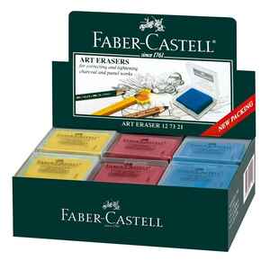 FABER CASTELL - FABER HAMUR SİLGİ RENKLİ PLS TEKLİ KUTULU 18 Lİ 127321