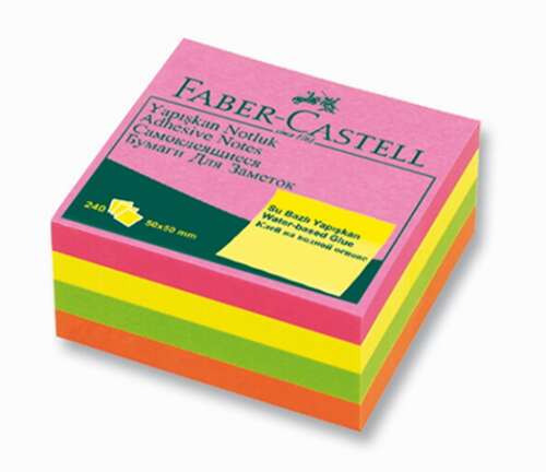 FABER YAPIŞKANLI NOTLUK MİNİ KÜP 50x50 565839