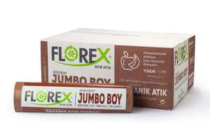 Florex - Florex Organik Atık Çöp Poşeti 80x110 800 GR 10 Rulo