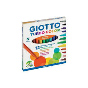 GIOTTO - GIOTTO 12 RENK TURBO KEÇELİ BOYA KALEMİ 416000