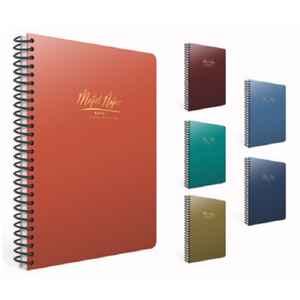 GIPTA - GIPTA METAL 17x24 80 YAPRAK SPİRALLİ PP KAPAK KARELİ DEFTER 4474