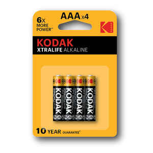 KODAK - KODAK AAA İNCE PİL XTRALIFE ALKALİN 4 LÜ BLİSTER 281378