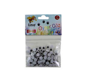 LINO - LINO OYNAR GÖZ KÜÇÜK BOY 7 MM.100 LÜ RBZ-007-A