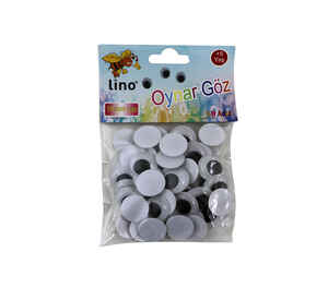 LINO - LINO OYNAR GÖZ ORTA BOY 15 mm 50 Lİ RBZ-016-A