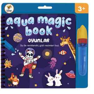 LINO - LINO TFL-1002 AQUA MAGIC BOOK OYUNLAR SİHİRLİ BOYAMA KİTABI