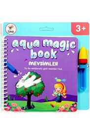 LINO - LINO TFL-1005 AQUA MAGIC BOOK MEVSİMLER SİHİRLİ BOYAMA KİTABI