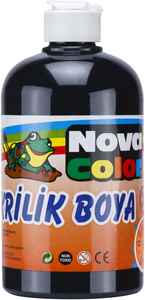 NOVA COLOR - NOVA COLOR AKRİLİK BOYA 500 ml SİYAH NC-386