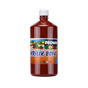 NOVA COLOR - NOVA COLOR AKRİLİK BOYA KAHVE 1 KG. NC-227