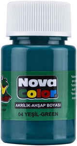 NOVA COLOR - NOVA COLOR AKRİLİK BOYA YEŞİL ŞİŞE NC-172