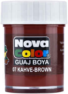 NOVA COLOR - NOVA COLOR GUAJ BOYA KAHVE ŞİŞE NC-109