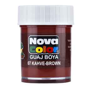 NOVA COLOR - NOVA COLOR GUAJ BOYA KAHVE ŞİŞE NC-109