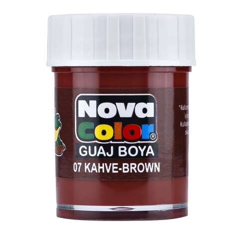 NOVA COLOR GUAJ BOYA KAHVE ŞİŞE NC-109