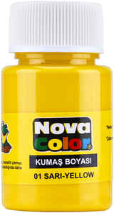 NOVA COLOR - NOVA COLOR KUMAŞ BOYASI SARI NC-159