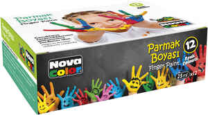 NOVA COLOR - NOVA COLOR PARMAK BOYASI 12 RENK NC-460