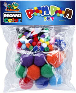 NOVA COLOR - NOVA COLOR PONPON SET NC-350