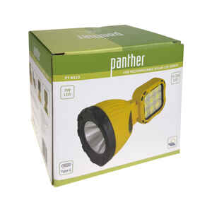 PANTHER PT-8410 USB ŞARJLI SOLAR EL FENERİ - Thumbnail