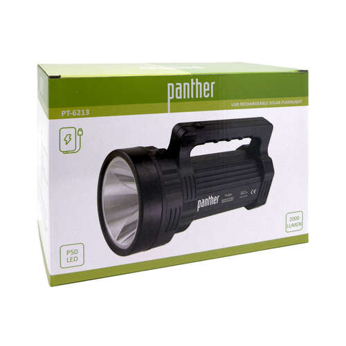 PANTHERPT-6213USBŞARJLISOLARELFENERİ