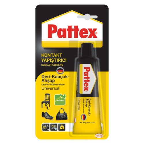 PATTEX DERİ/KAUÇUK/AHŞAP YAPIŞTIRICI 50 ml 2901467