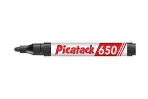  - PİCATACK 650 PERMANENT MARKER Siyah YUVARLAK UÇ