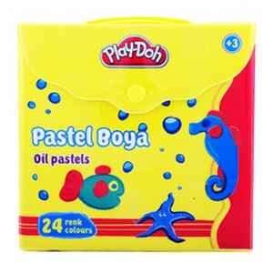 PLAY DOH - PLAY-DOH 24 RENK PASTEL BOYA ÇANTALI PA007