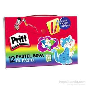 PRITT - PRİTT 12 RENK ÇANTALI PASTEL 1048062