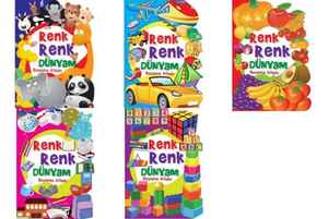 MUHTELİF - RENK RENK DÜNYAM BOYAMA 1-5 EMA ÇOCUK