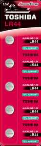 Toshiba - TOSHIBA LR44 ALKALİN PİL 5Lİ