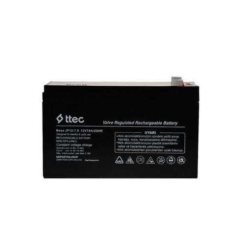 Ttec Base 12V 7AH Bakımsız Kuru Akü