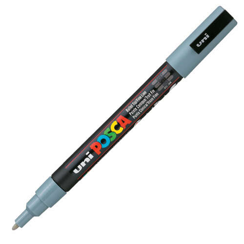 UNİ-BALL PC-3M POSCA SU BAZLI MARKER GRİ 0.9