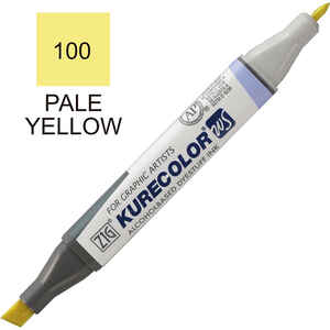 ZIG - ZİG 100 PALE YELLOW KURECOLOR RÜTUŞ KALEMİ (ÇİFT UÇLU) KC-3000